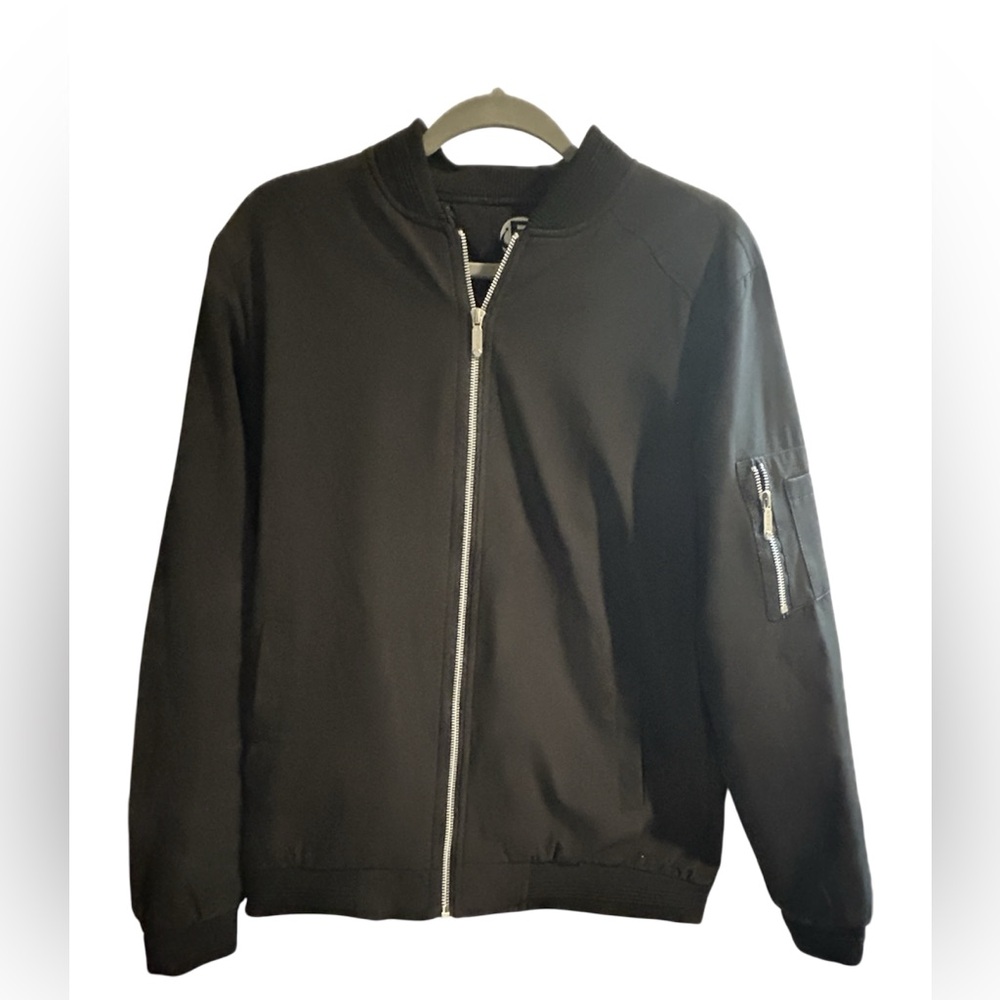 Men's Black Bomber Jacket
